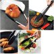 thumbnail image 5 of Pinzas para barbacoa, pinzas de cocina avanzadas de acero inoxidable, silicona de grado alimenticio, utilizadas para cocinar piezas de parrilla, ensaladas, 2 uds., 5 of 5