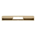 thumbnail image 6 of Walker Edison Modern Rattan-Door Floating TV Stand for TVs up to 80”, Coastal Oak, 6 of 11