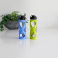 thumbnail image 2 of Santevia Green Glass Water Bottle | Silicone Sleeve | 17oz/700mL, 2 of 2