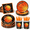 Basketball, variant on Basketball Themed Party Supply Set, Serves 24, Includes Plates, Cups, Napkins, Utensils
