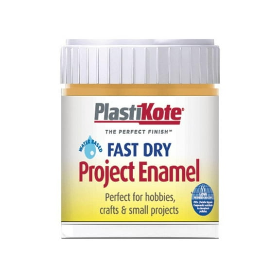 PlastiKote - Fast Dry Enamel Paint B11 Bottle Sunshine Yellow 59ml