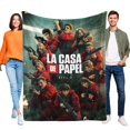 thumbnail image 1 of La casa de Papel anti-pilling, suave, ligera, esponjosa y acogedora de lujo para hogar y cocina – Perfecta para niños y adultos,50x70cm, 1 of 6