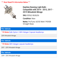 thumbnail image 2 of Daytime Running Light Bulb - Compatible with 2014 - 2015, 2017 - 2019 Mitsubishi Mirage 2018, 2 of 2
