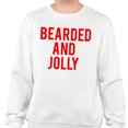 thumbnail image 2 of Bearded and Jolly Sweatshirt Unisex 5X-Large White, 2 of 5
