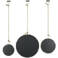 thumbnail image 7 of DecMode 20", 13", 10"W Dark Gray Hanging Wall Mirror, Set of 3, 7 of 7