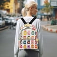 thumbnail image 7 of FORMRS Mini Backpack Purse for Women Travel Daypack Casual Shoulder Bag, Orange Jar, 7 of 7
