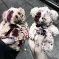 thumbnail image 3 of Shinycome for Creative Fashion Bloody Plush Bear Pendant for Key Chain Keyring Gift for Fr, 3 of 15