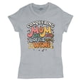 thumbnail image 5 of Conquering Mom Life With Coffee and Wine T-Shirt Trendy Motherhood Parenting Family Soccer Mama #momlife Women's Tee, 5 of 7