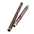 thumbnail image 3 of Riwcyla Pluggable Bitter Bamboo Flute Dizi Traditional Handmade Chinese Musical Woodwind Instrument of C Study Level Professional Performance, 3 of 6