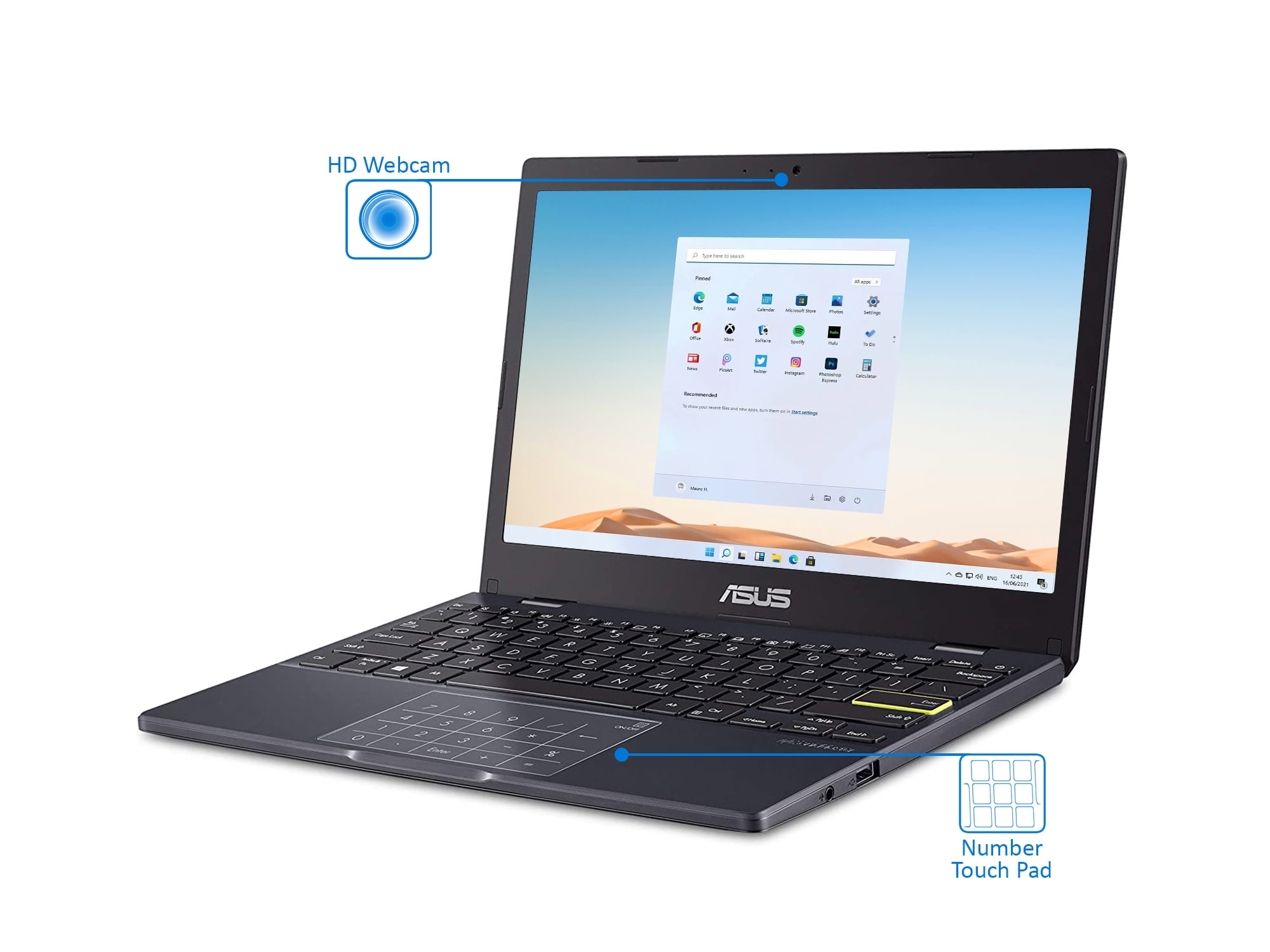 ASUS E210MA Laptop, 11.6