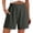 Dark Gray, variant on Kelon Casual Shorts for Women Casual Elastic High Waisted Wide Leg Beach Shorts with Pockets, Cute Dressy Comfy Trendy Lounge Vacation Clothes, 2026 New Fashion Collection Basic High Waisted Shorts