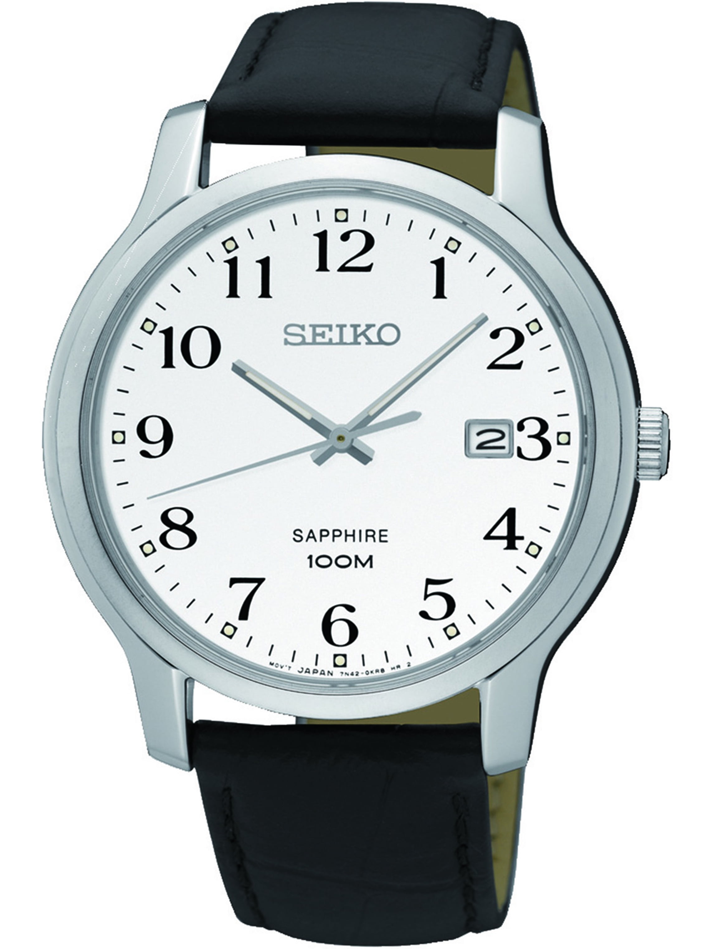 seiko original leather strap