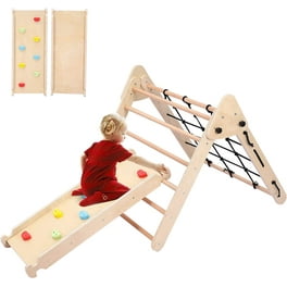 Fionafurn Pikler Triangle Climbing Set Waldorf Children Toy