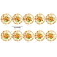 thumbnail image 3 of AYktou Halloween Decorations,Party Favors,10 Piece Thanksgiving Halloween 9 Inch Turkey Letters Fruit Pumpkin Disposable Paper Plates For Dinner Parties Convenient And Portable Use Paper Tray, 3 of 6