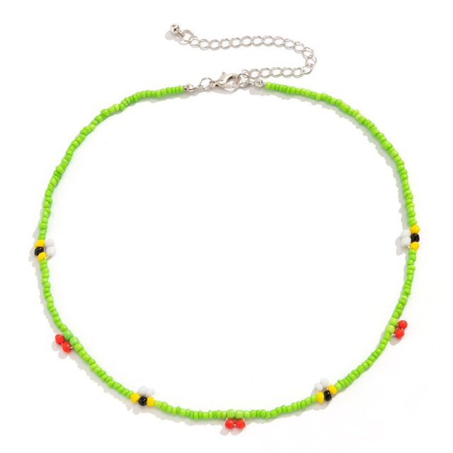 Collar de cuentas para mujer Moda: Gargantilla bohemia Collar corto para niñas