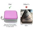 thumbnail image 4 of DVD Case, 48 Capacity Purple CD Hard Plastic Storage Case Holder Wallet, 4 of 8