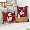 thumbnail image 4 of Juego de Almohada navideñas con Doble Cara Impresa Decoración navideña Decoraciones navideñas de InviernoA4PCS, 4 of 5