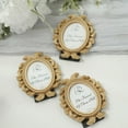 thumbnail image 3 of BalsaCircle 4 Gold 4" Mini Baroque Oval Picture Frames Party Wedding Favors Event Decorations Supplies, 3 of 8