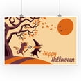 thumbnail image 3 of Happy Halloween Fall Tree, Retro Halloween (12x18 Wall Art Poster, Room Decor), 3 of 3
