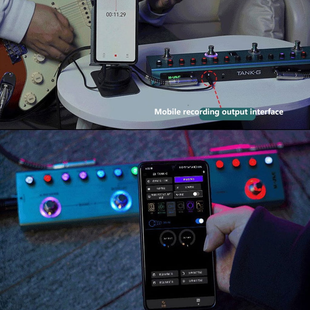 Guitar Pedal Effector 3 Band Equalizers Digital Multiple Effects Guitar Pedal