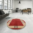 thumbnail image 3 of Ahgly Company Tapis d'Intérieur Rectangle Mid-Century Moderne Rouge Zone Orientale, 5' x 7', 3 of 6