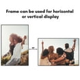 thumbnail image 5 of Americanflat 12x18 Poster Frame with Shatter-Resistant Glass 3 Pack Front Loading Metropolitan Photo - Black, 5 of 7