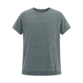 thumbnail image 5 of YUANxueke Zip Nursing Shirts for Womens Maternity Short Sleeve Crewneck Side Split Breastfeeding T-Shirts Casual Fashion Pregnancy Tops, 5 of 8