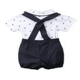 thumbnail image 2 of 2PCS/Set Baby Boy Clothes Romper+Pants Shorts Outfit Set, 2 of 5