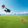 thumbnail image 4 of 26CC Gas Powered Weed Wacker Trimmer with Dual Blade Heads, High-Speed 8500 RPM, Adjustable Handle, Carry Strap & Safety Lock for Lawn & Garden, 4 of 7