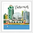 thumbnail image 1 of Marmont Hill 'Vancouver Lakeview' by Molly Rosner Framed Painting Print, 1 of 1