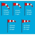 thumbnail image 4 of 30 Inch Windsock Rip-stop Nylon Wind Direction Measurement Sock Bag Orange 2.6 feet, 4 of 8