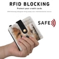 thumbnail image 4 of Small Wallet For Women Bifold Leather Pocket Coin Credit Card Holder With RFID Blocking Kitten & Puppy Are Lying Together, 4 of 6