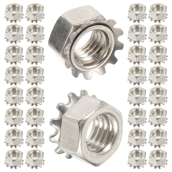 OULII 50Ensemble Écrous de Verrouillage en Acier Inoxydable pour Accessoires de Fixation