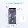 thumbnail image 4 of Auriculares USB-C Pcwfbzf, paquete de 2, con micrófono y control de volumen, 4 of 7