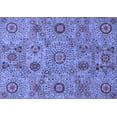 thumbnail image 1 of Ahgly Company Machine Washable Indoor Rectangle Abstract Blue Modern Area Rugs, 7' x 9', 1 of 4