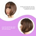 thumbnail image 6 of Himition 1pc Clip in Hair Air Bangs Fringe Bangs Hair Extensions Clip on Bangs Hairpiece, 6 of 6