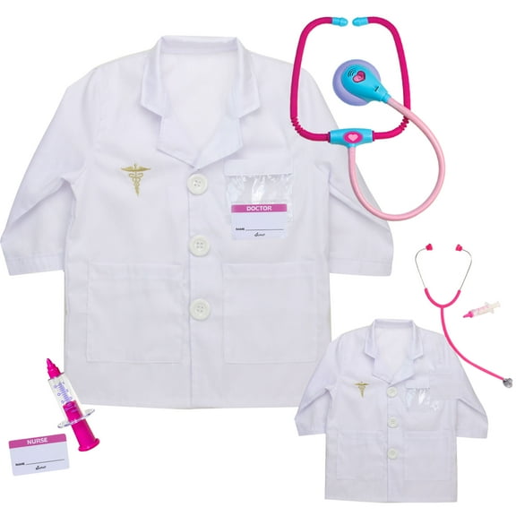 Sophia’s Doctor Coat and Accessory Set for Children and 18" Doll