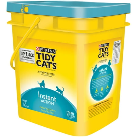 Purina Tidy Cats Instant Action Clumping Cat Litter, 27-lb
