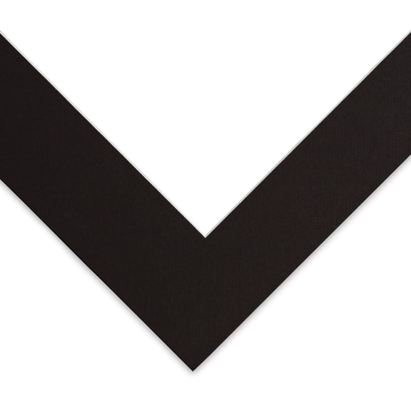 Blick Pre-Cut Mat - Raven Black, 16" x 20" (10-1/2" x 13-1/2" Opening)