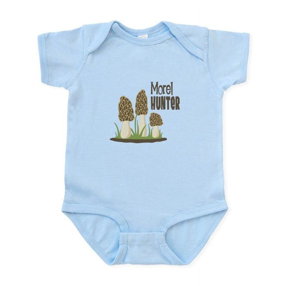 CafePress - Morel Hunter Body Suit - Baby Light Bodysuit, Size Newborn - 24 Months