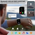 thumbnail image 3 of Reloj inteligente Odsslgw para mujer/hombre con monitor de frecuencia cardiaca/SpO2, 3 of 9