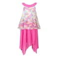 thumbnail image 2 of Richie House Girls' Summer Chiffon Dress with Irregular Bottom RH2449, 2 of 2
