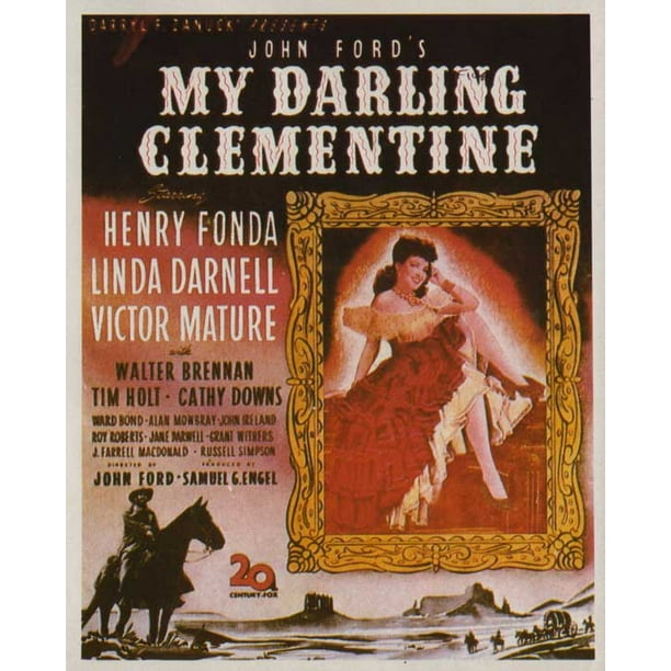 My Darling Clementine Movie Poster Style E 11 X 17 1946 Walmart Com Walmart Com