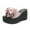 Pink, variant on JikouIivo Matsu Heel Thick Sole Slope Heel Women's Shoes Breathable Slip-on Beach Sandals Womens Shoes Sandals Wide Width Green 7