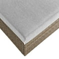 thumbnail image 3 of Modway Convene Outdoor Rectangle Synthetic Rattan Ottoman in Cappuccino/Gray, 3 of 3