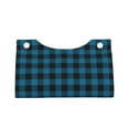 thumbnail image 2 of Sikiie Blue Black Plaid Leather Tissue Box Cover Rectangle, Long Tissue Box Cover, Tissue Box Holder, Tissue Holder for Bathroom, 2 of 7