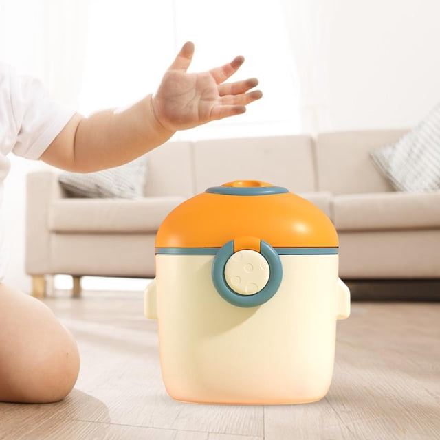 Dispensador de fórmula para bebés Macarena grande a prueba de Naranja