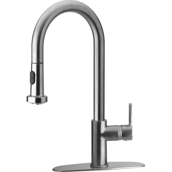 La Toscana 92CR591LLLFE Novello Pull-Down Sprayer Kitchen Faucet in Chrome