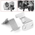 thumbnail image 3 of 2pcs Throttle Cable Bracket Kickdown Chrome Fits for Chevy SBC BBC Holley, 3 of 4