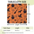 thumbnail image 2 of Spooky Season Elastic Edge Tablecloth 36x36 Inch Square - Halloween Themed Stretch Fit Perfect for Dining Table Protection, 2 of 6
